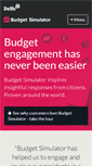 Mobile Screenshot of budgetsimulator.com